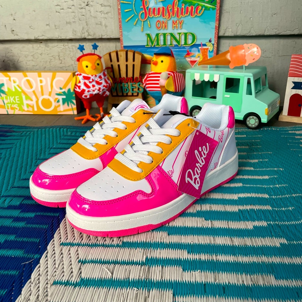 COPY - SOLDOUT RARE BARBIE MOVIE SNEAKERS AIR FORCE ONES STYLE WOMENS 8